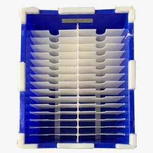 Crates with HDPE Partition with Foam cushioning